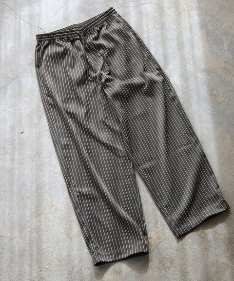 Firsthand 寬版抽繩條紋鬆緊褲_2