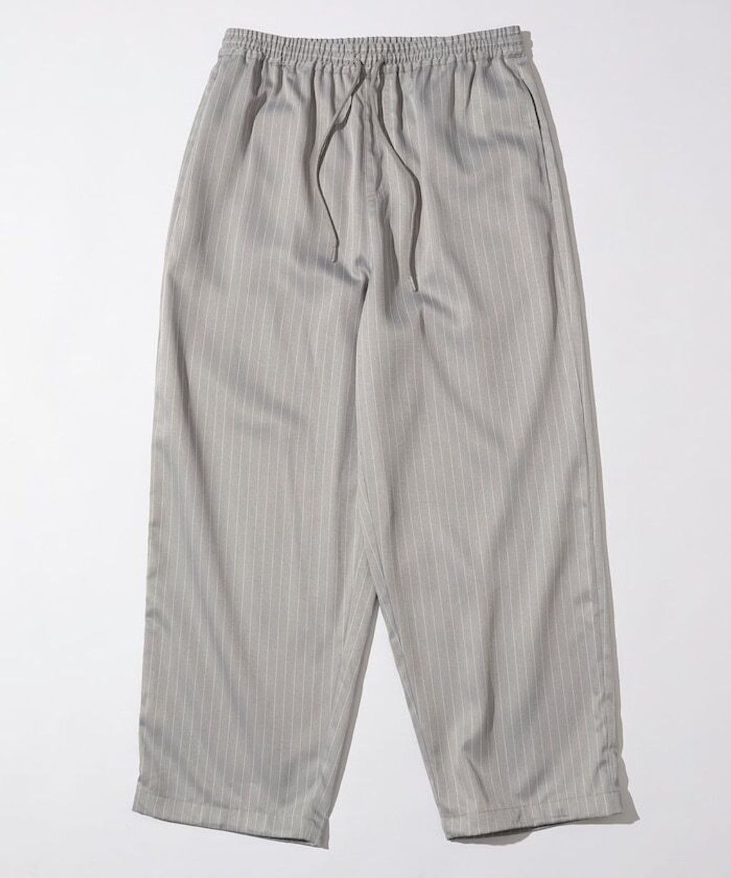 Firsthand 寬版抽繩條紋鬆緊褲_39