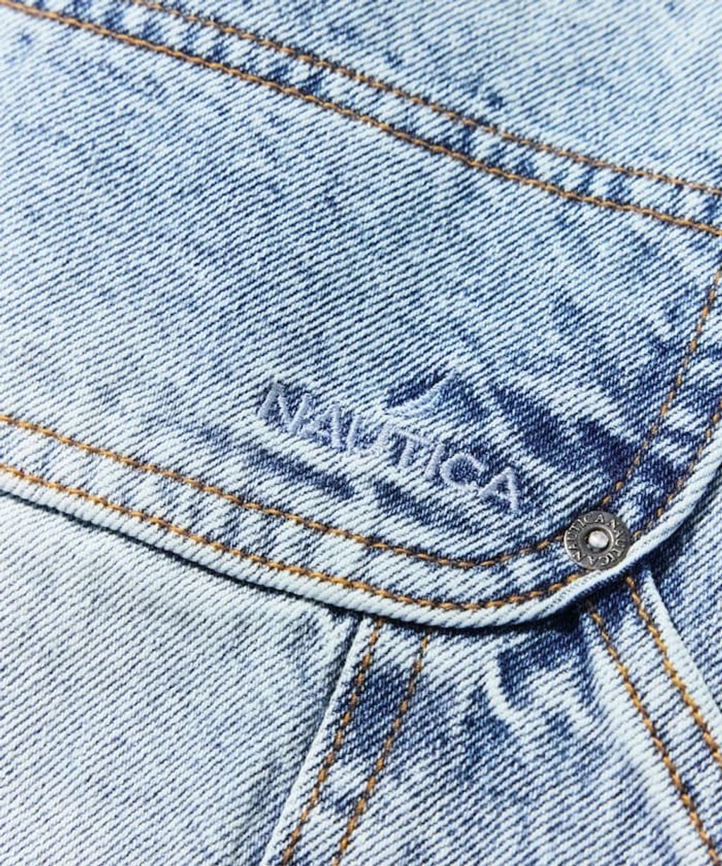 NAUTICA 寬版剪裁牛仔工裝褲_26