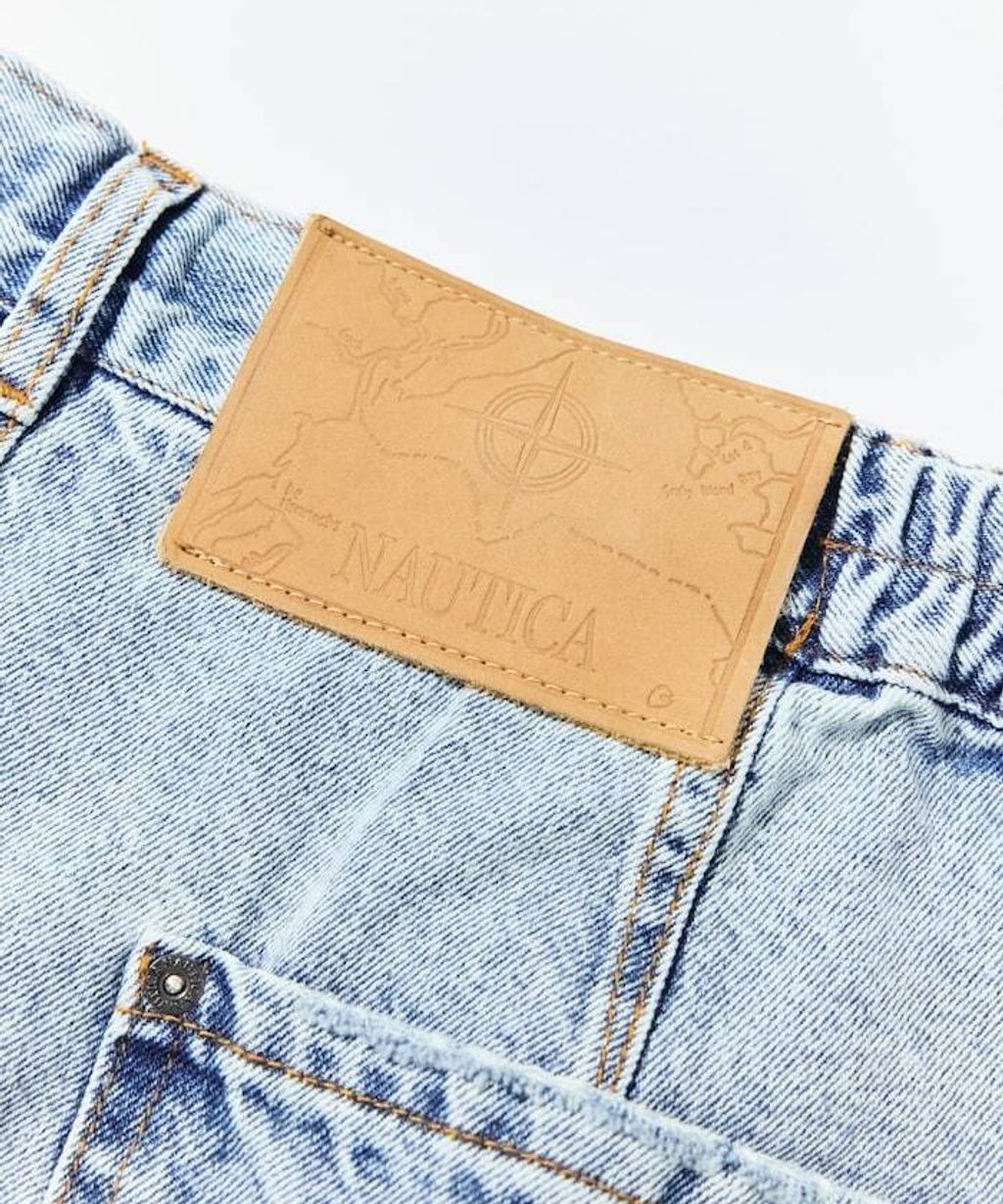 NAUTICA 寬版剪裁牛仔工裝褲_24