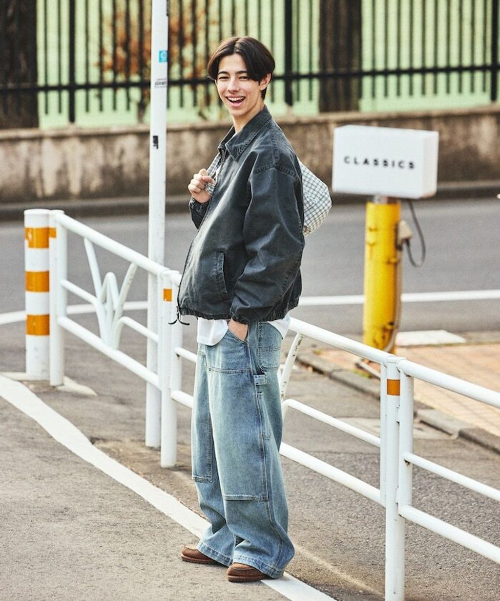 NAUTICA 水染斜紋布復古夾克_5