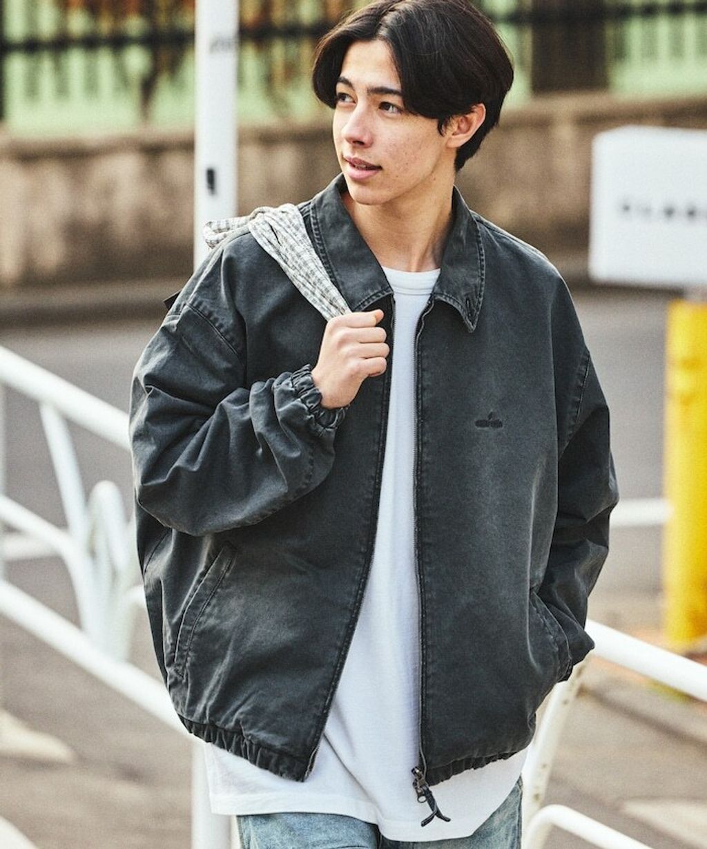 NAUTICA 水染斜紋布復古夾克_10