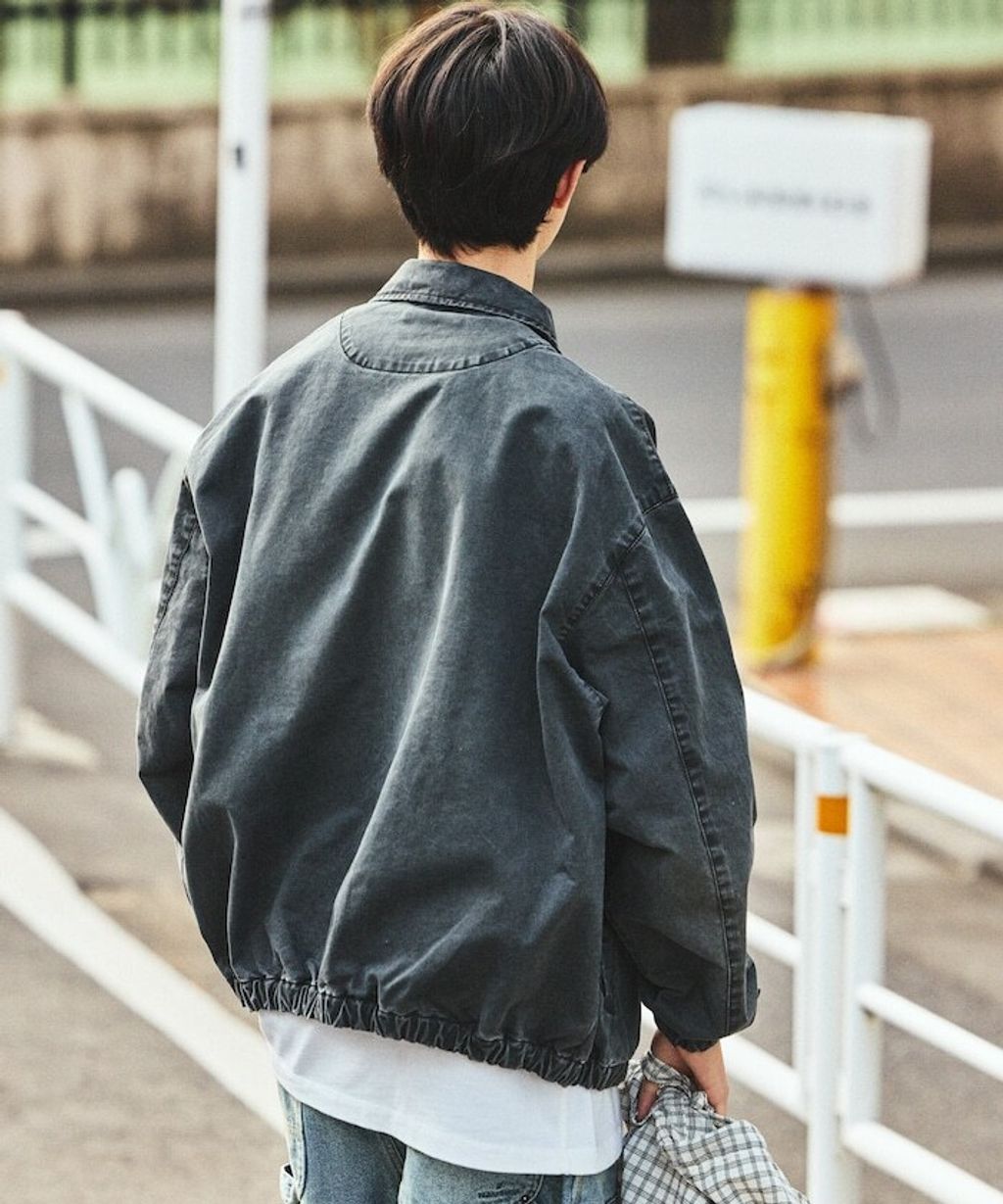 NAUTICA 水染斜紋布復古夾克_11