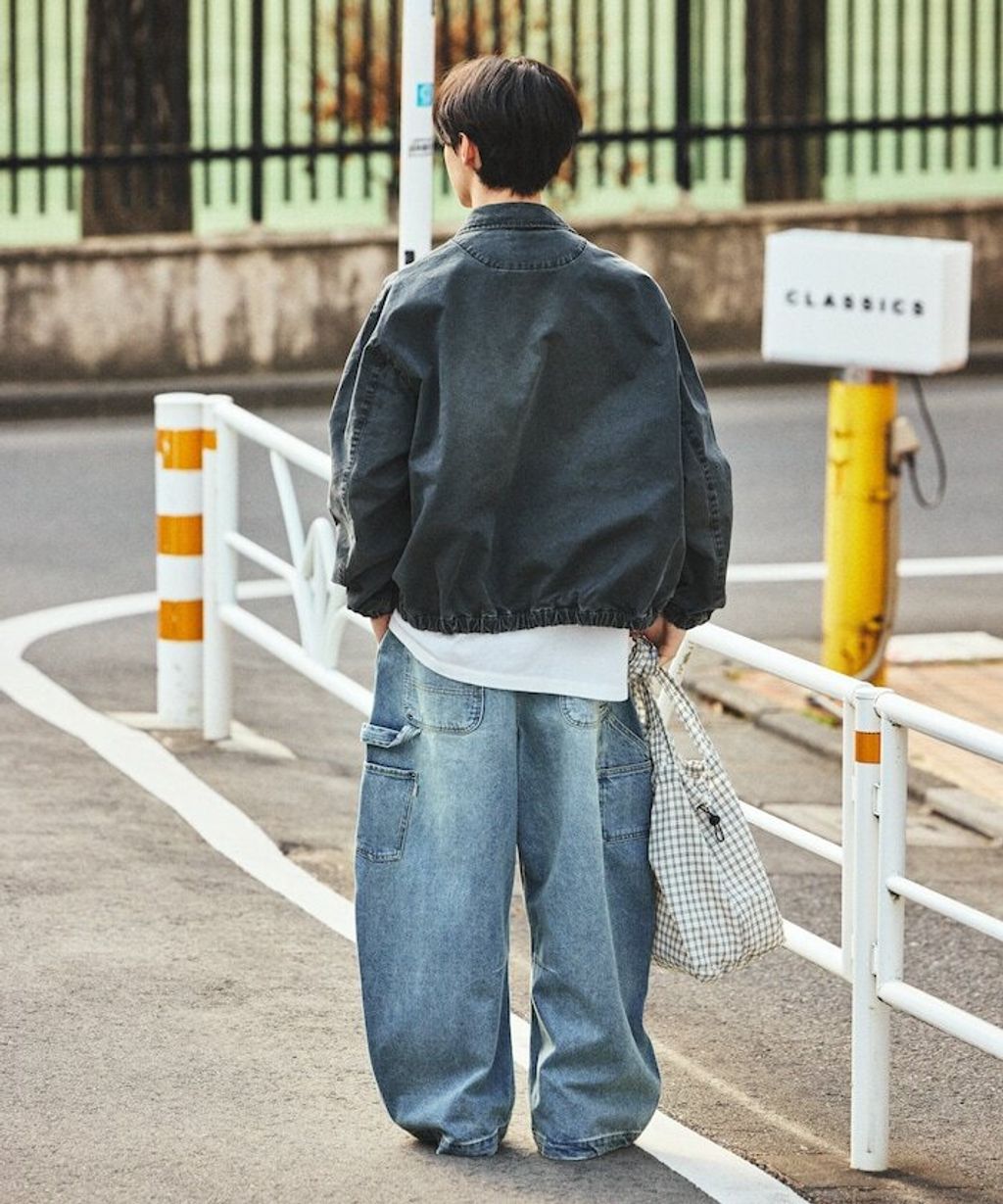 NAUTICA 水染斜紋布復古夾克_7