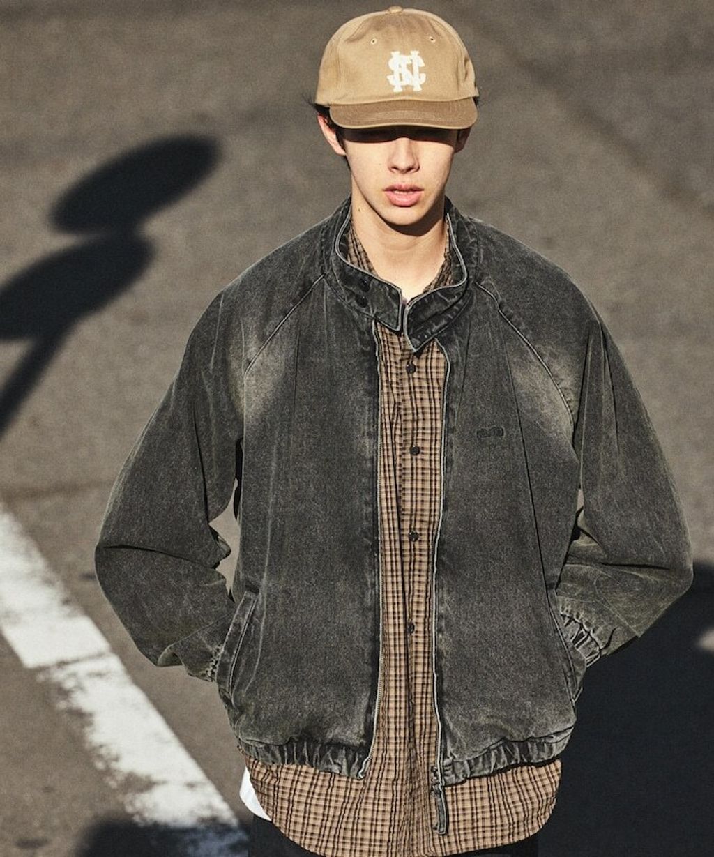 NAUTICA 水染牛仔立領外套_6