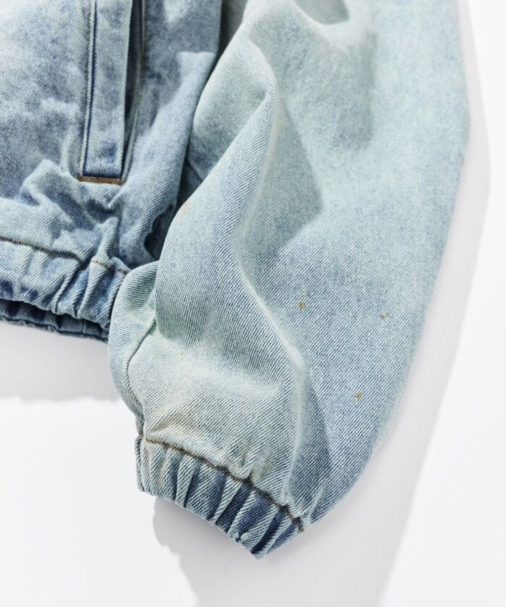NAUTICA 水染牛仔立領外套_19