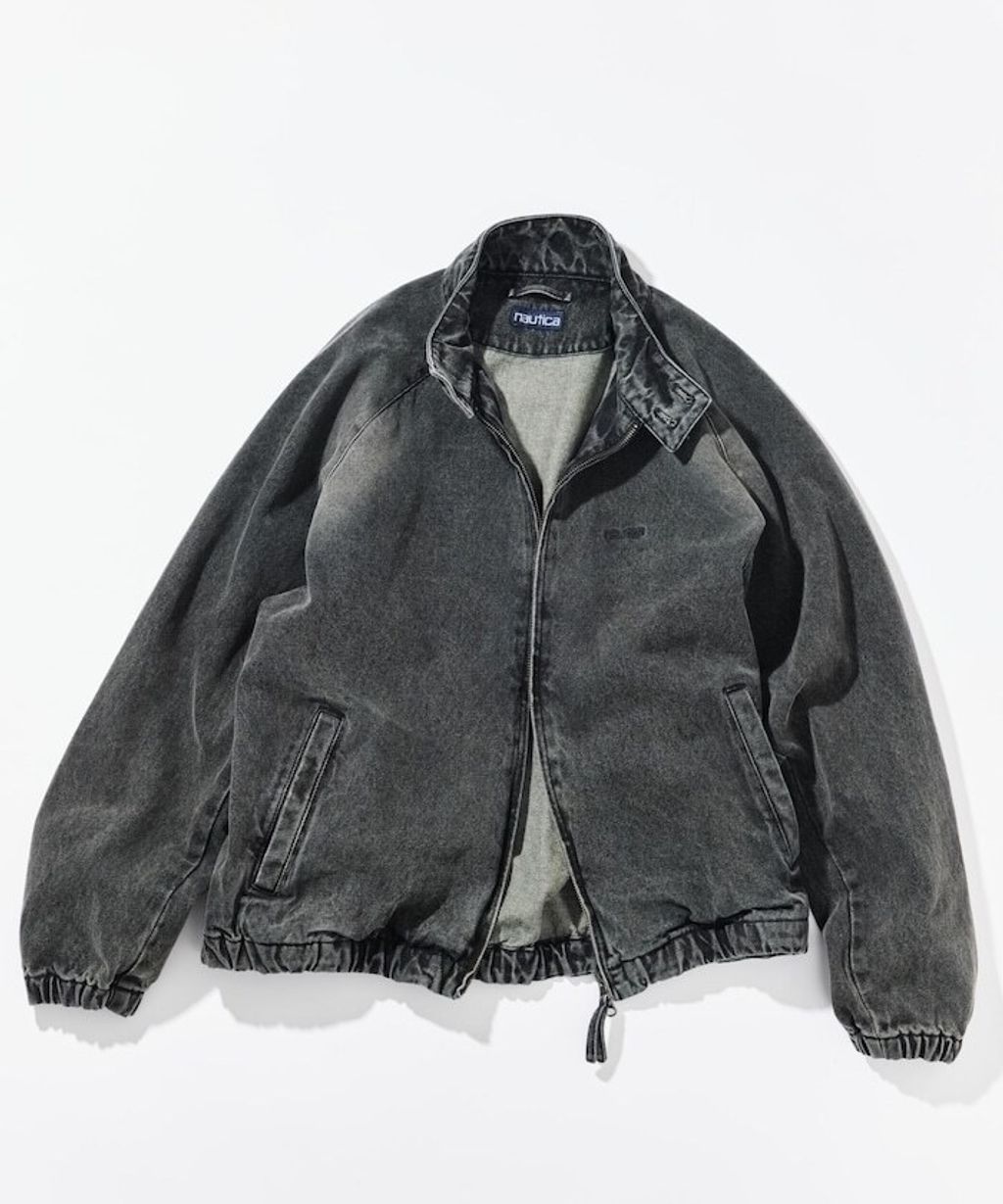 NAUTICA 水染牛仔立領外套_8