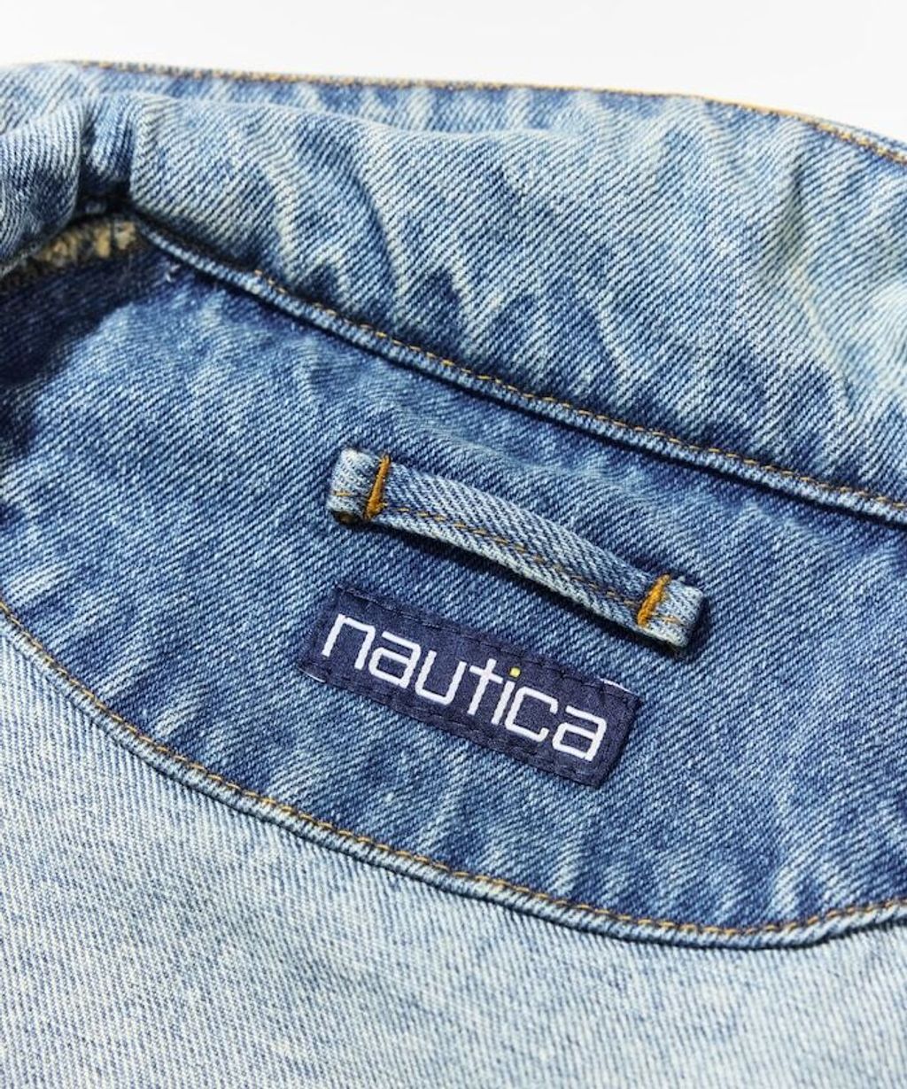 NAUTICA 水染牛仔立領外套_22