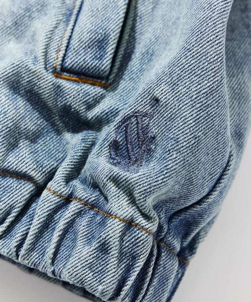 NAUTICA 水染牛仔立領外套_20