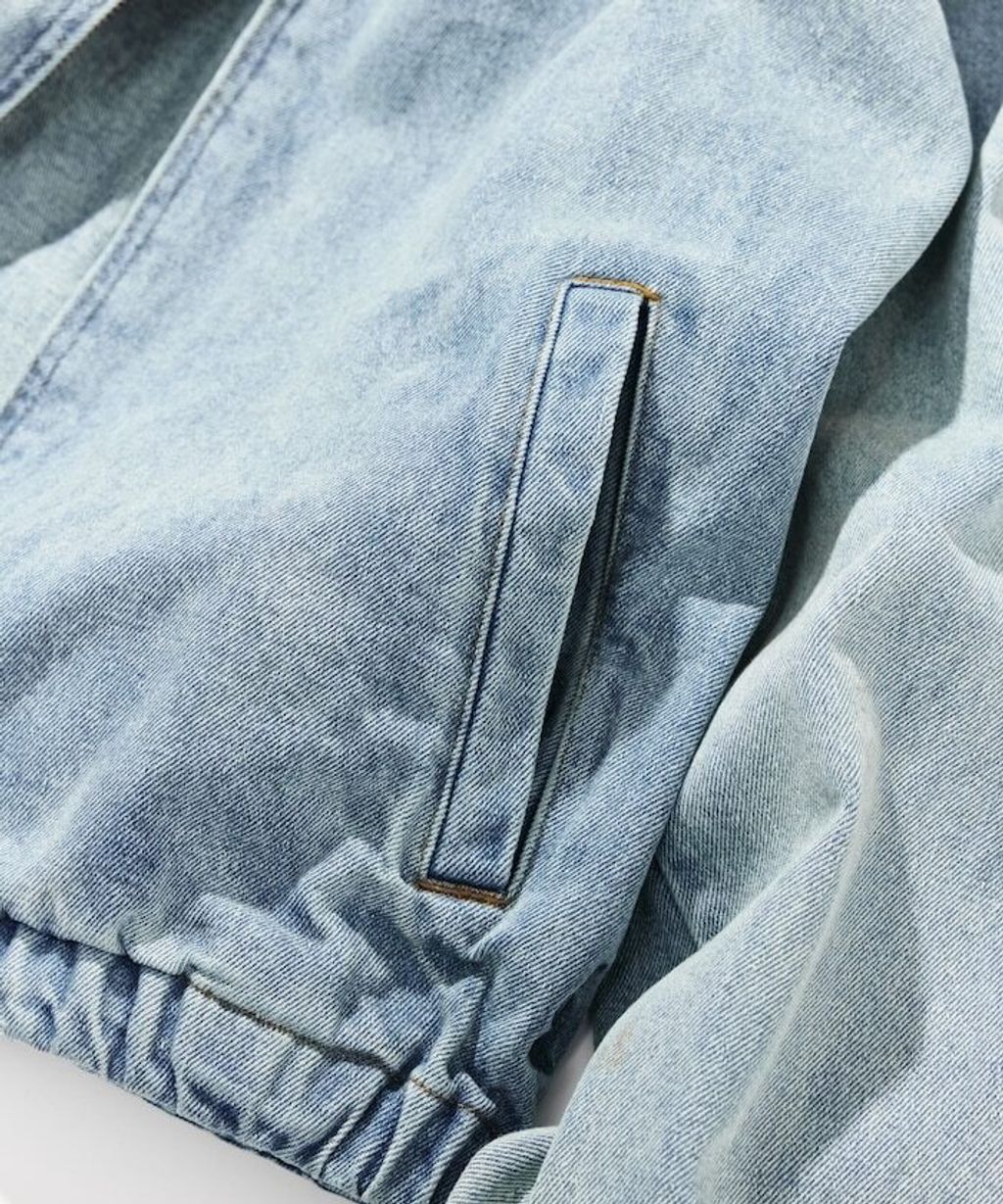 NAUTICA 水染牛仔立領外套_18