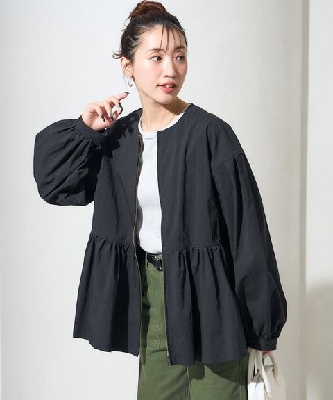 FREAKS STORE 傘擺廓型輕盈修身外套_2