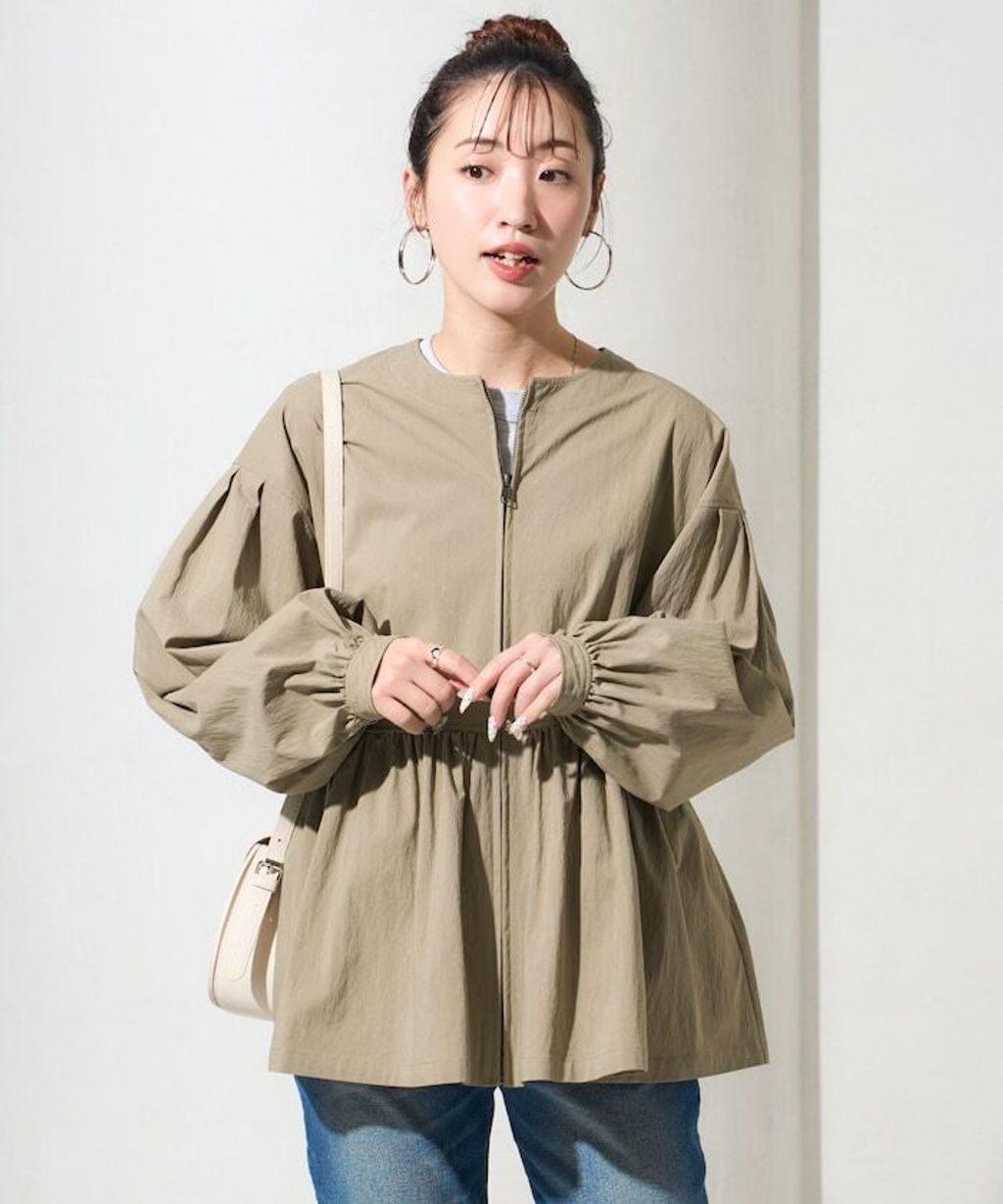 FREAKS STORE 傘擺廓型輕盈修身外套_38