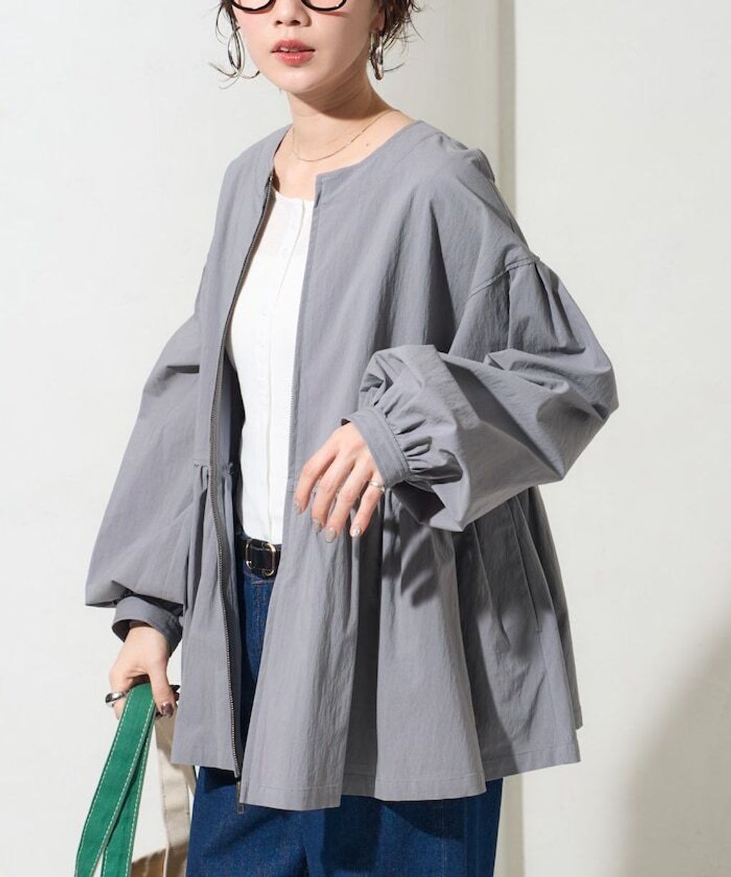 FREAKS STORE 傘擺廓型輕盈修身外套_21