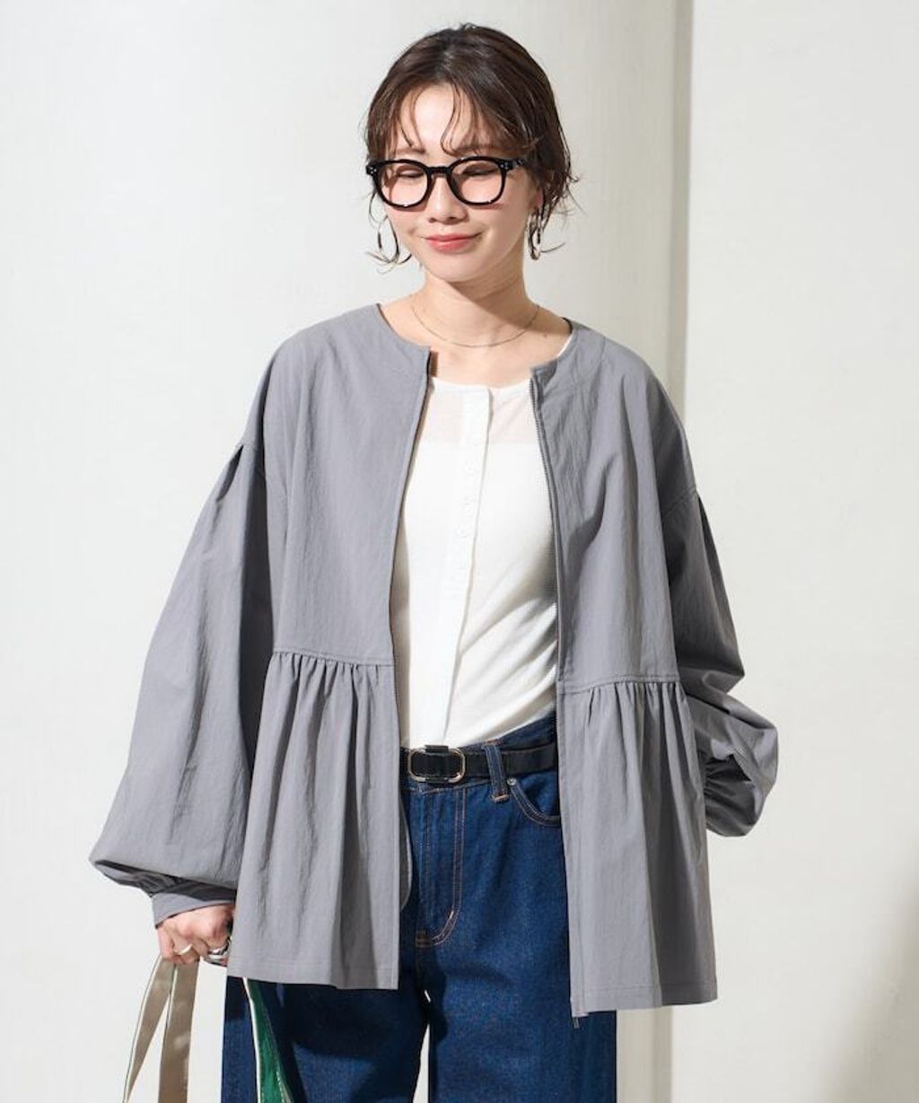 FREAKS STORE 傘擺廓型輕盈修身外套_17