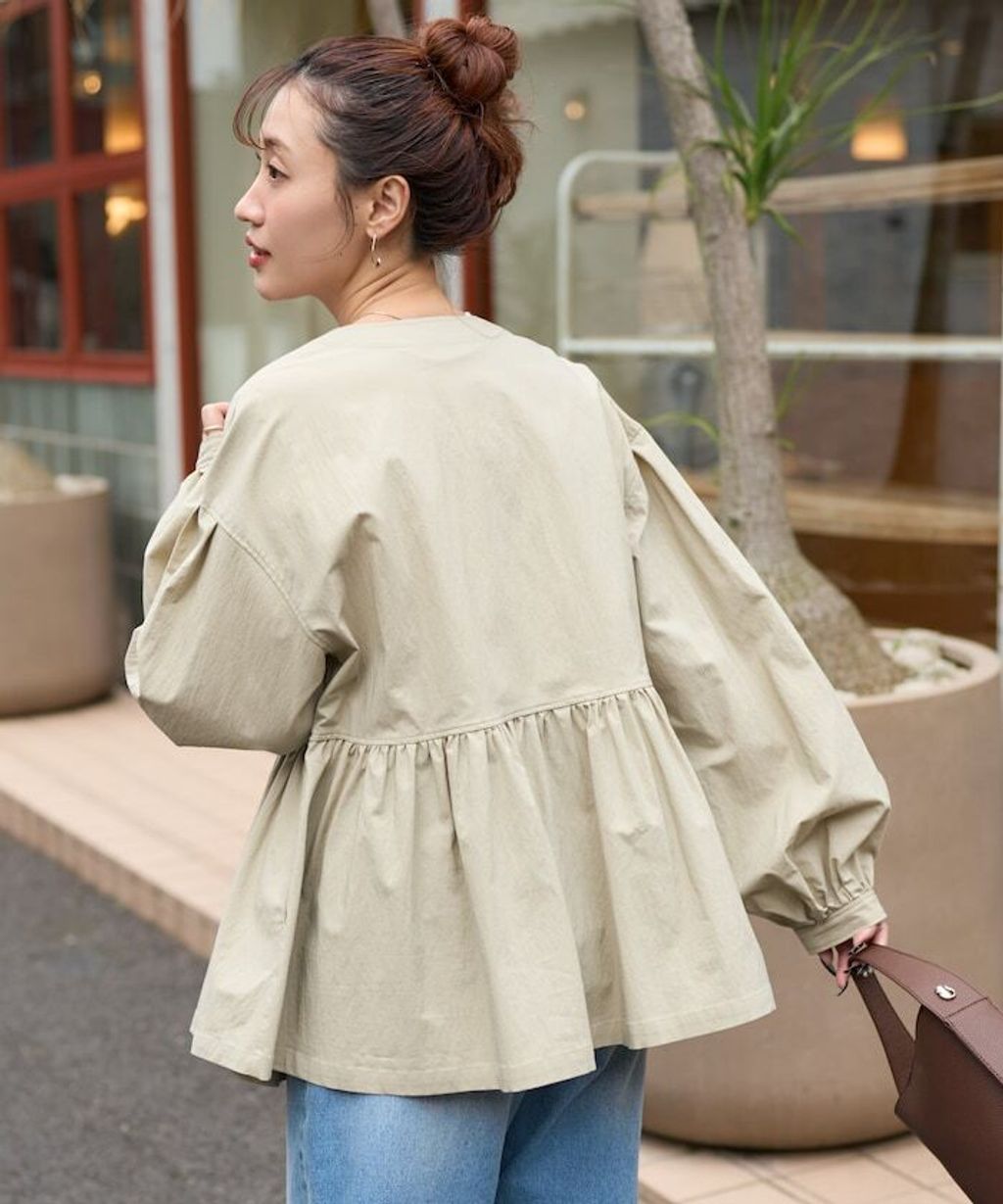 FREAKS STORE 傘擺廓型輕盈修身外套_11