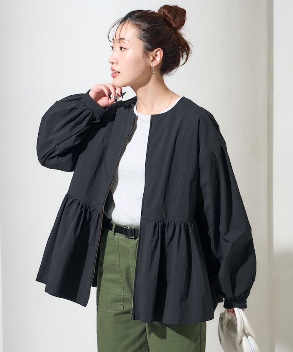 FREAKS STORE 傘擺廓型輕盈修身外套_27