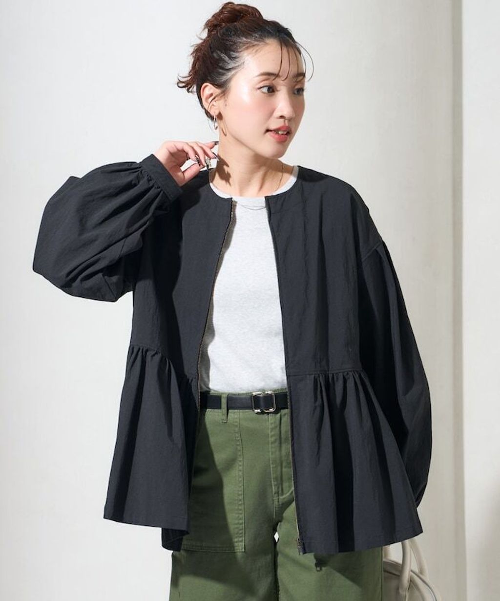 FREAKS STORE 傘擺廓型輕盈修身外套_28