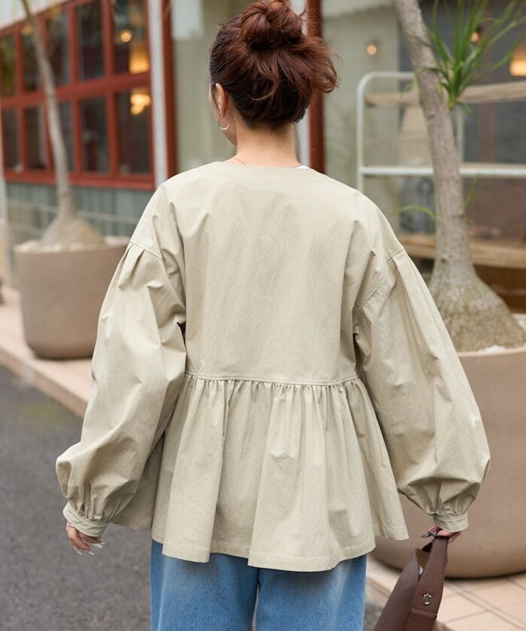 FREAKS STORE 傘擺廓型輕盈修身外套_10