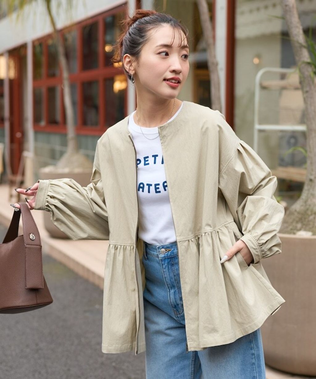 FREAKS STORE 傘擺廓型輕盈修身外套_13