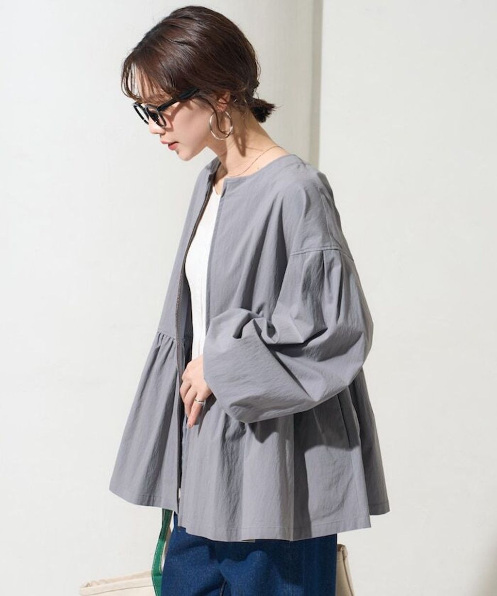 FREAKS STORE 傘擺廓型輕盈修身外套_18