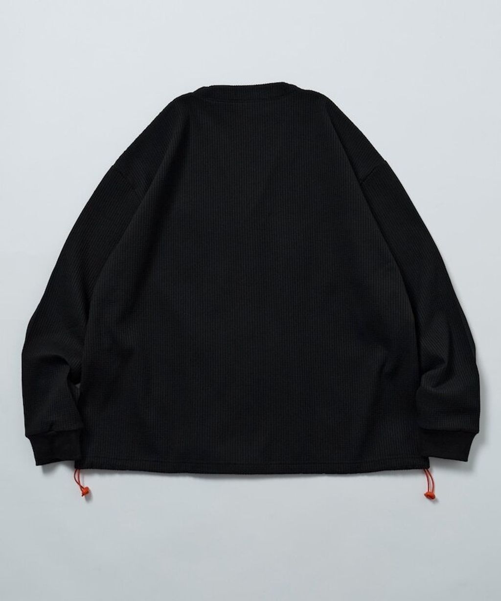 FREAKS STORE 口袋抽繩速乾機能感華夫格開襟衫_51