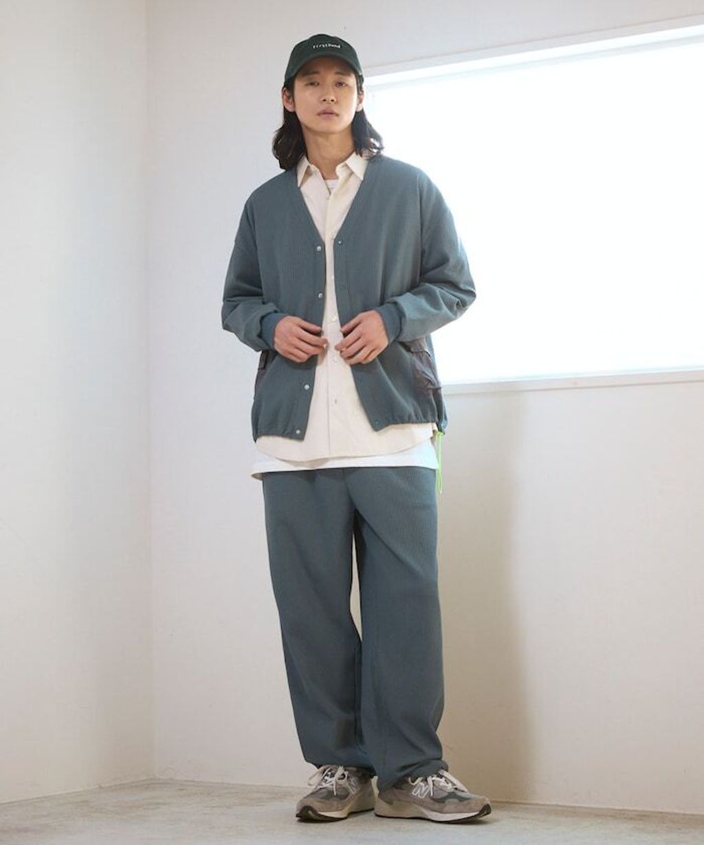 FREAKS STORE 口袋抽繩速乾機能感華夫格開襟衫_29