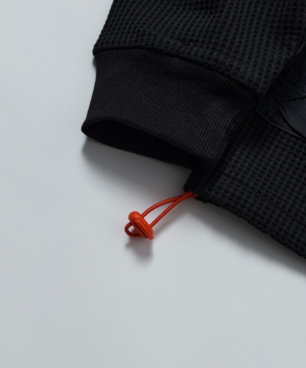 FREAKS STORE 口袋抽繩速乾機能感華夫格開襟衫_49