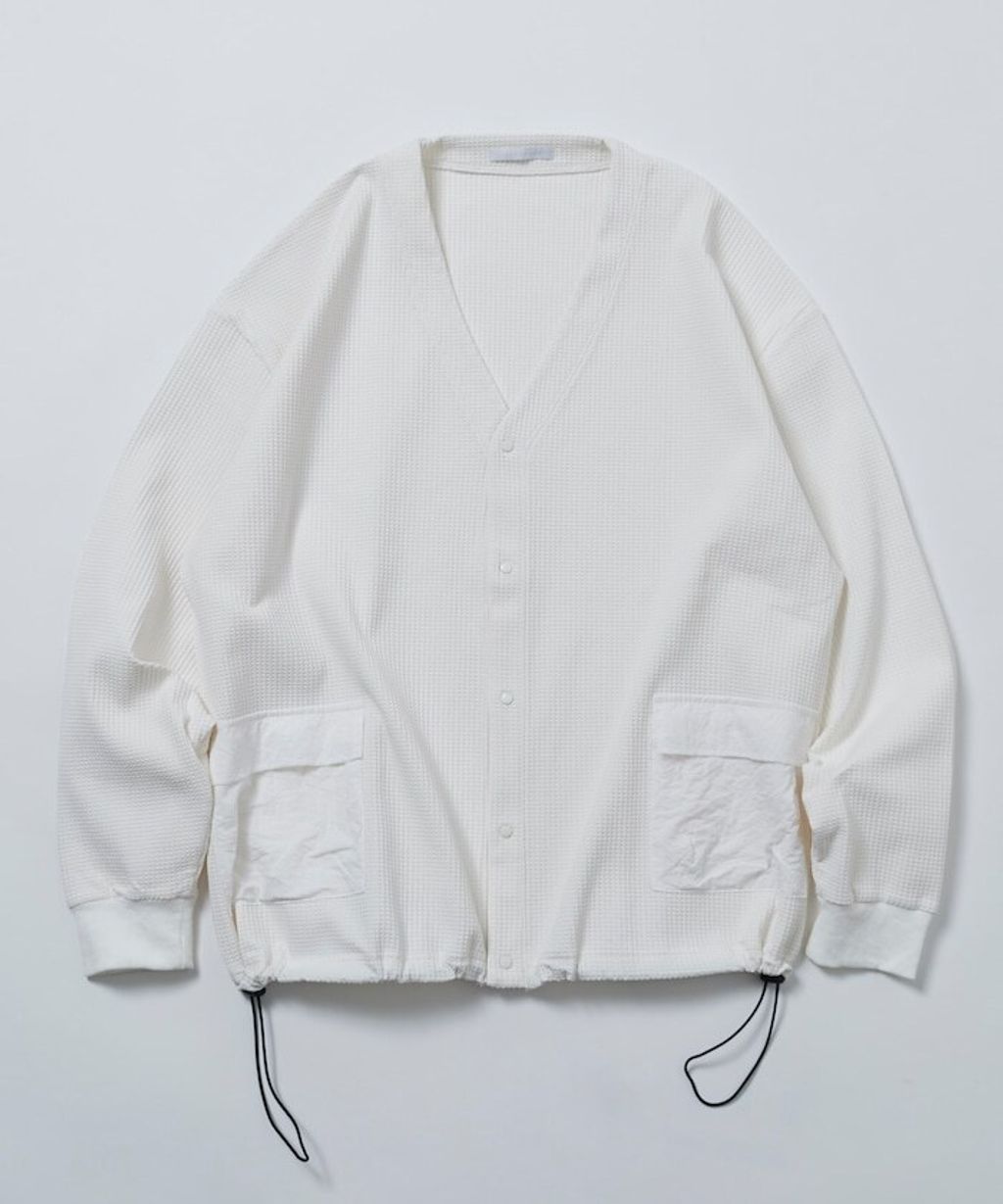 FREAKS STORE 口袋抽繩速乾機能感華夫格開襟衫_35