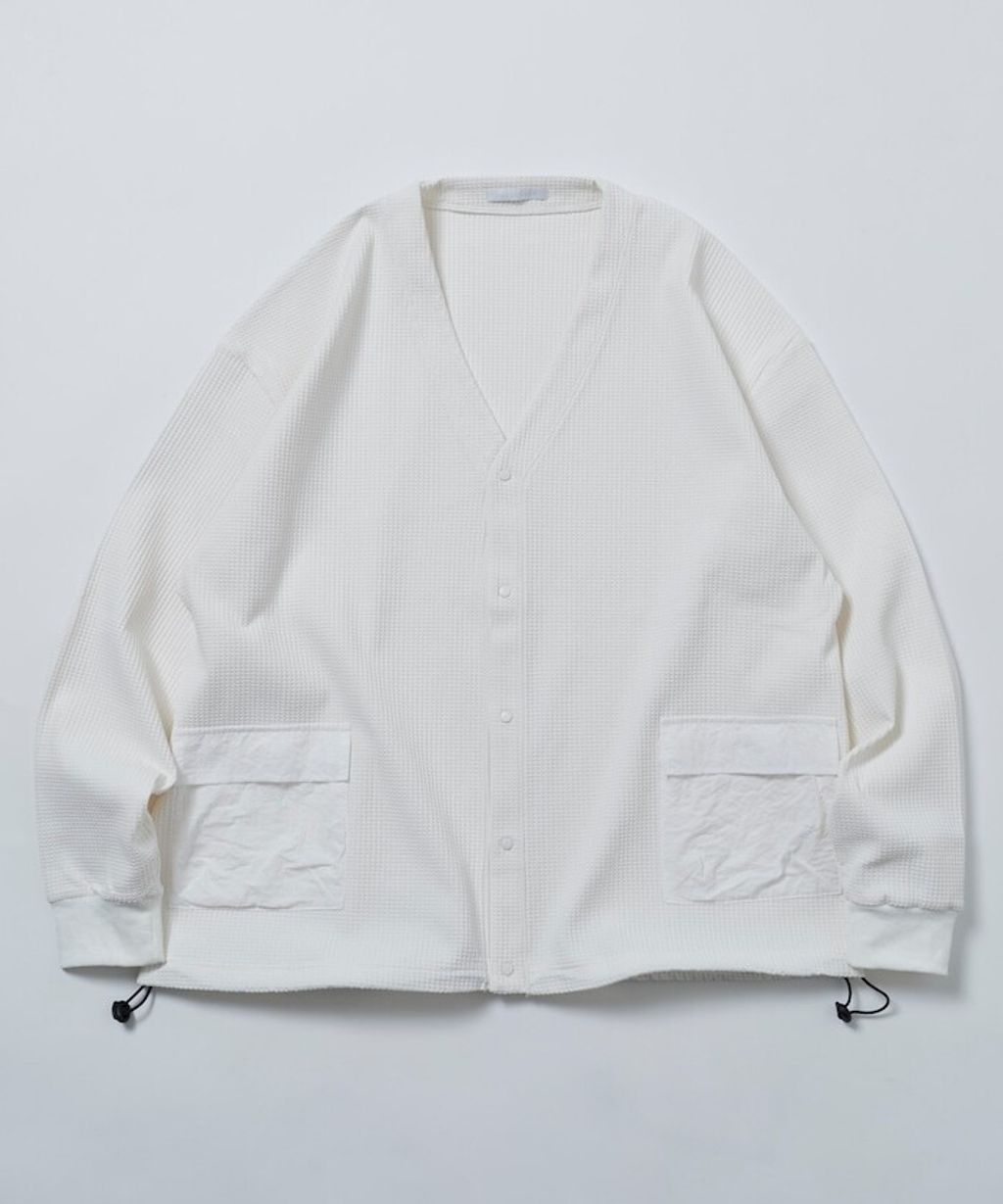 FREAKS STORE 口袋抽繩速乾機能感華夫格開襟衫_34