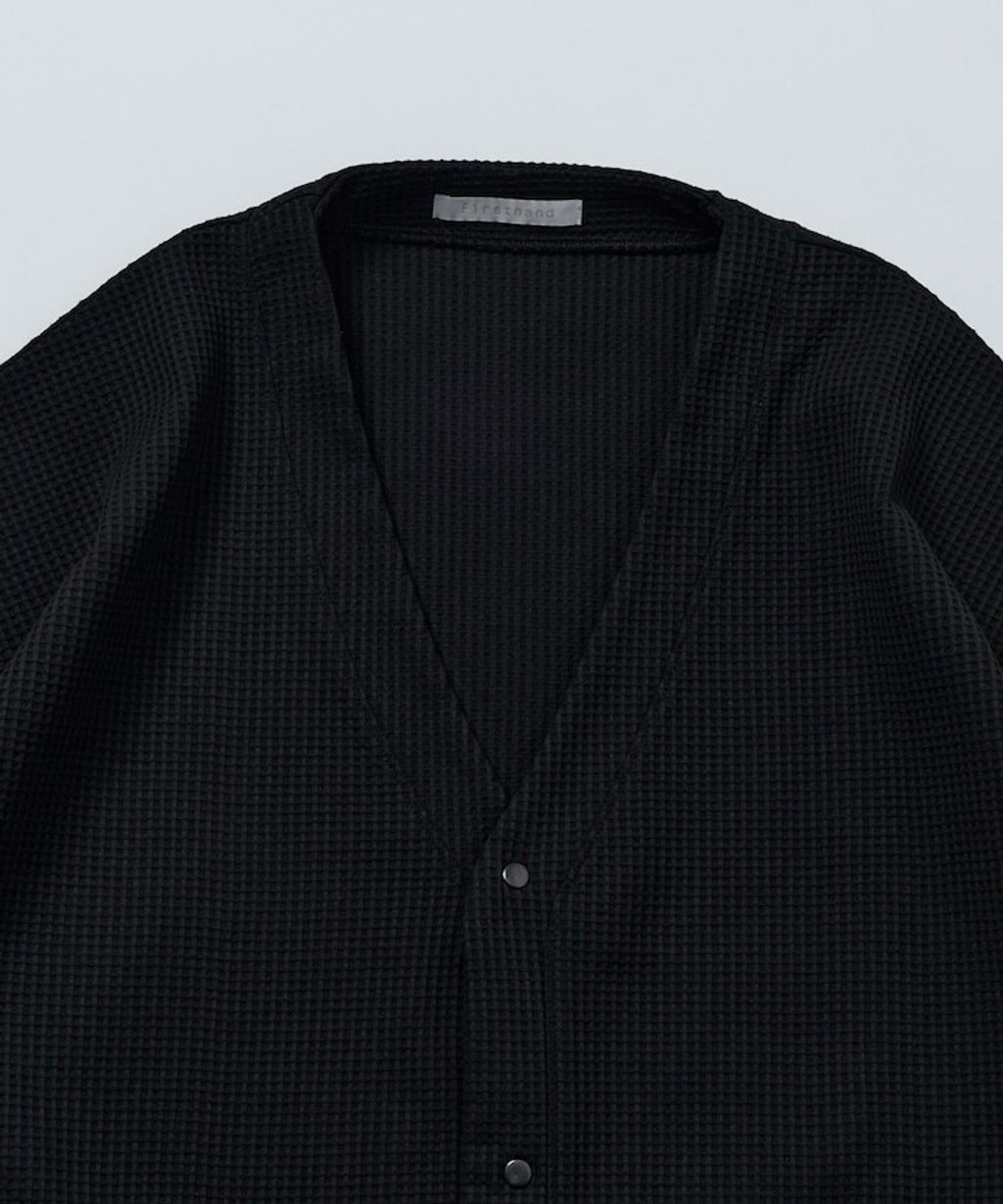 FREAKS STORE 口袋抽繩速乾機能感華夫格開襟衫_47