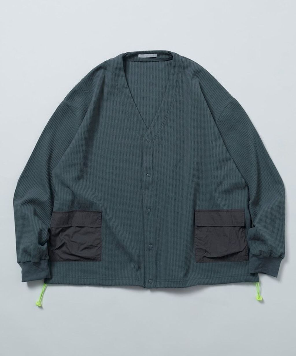 FREAKS STORE 口袋抽繩速乾機能感華夫格開襟衫_42