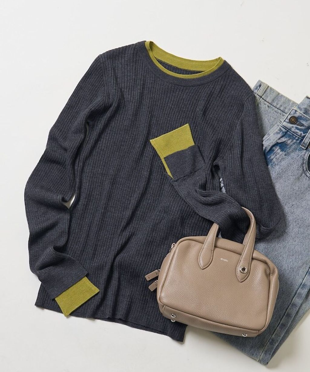 FREAKS STORE 層次感親膚彈力修身混羊毛針織衫_3