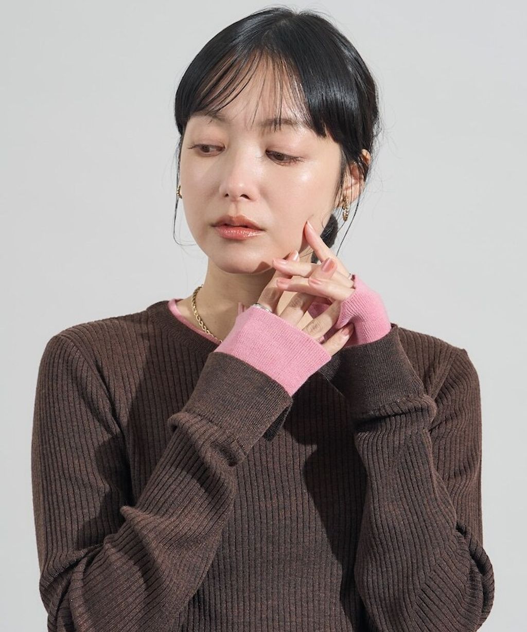 FREAKS STORE 層次感親膚彈力修身混羊毛針織衫_4