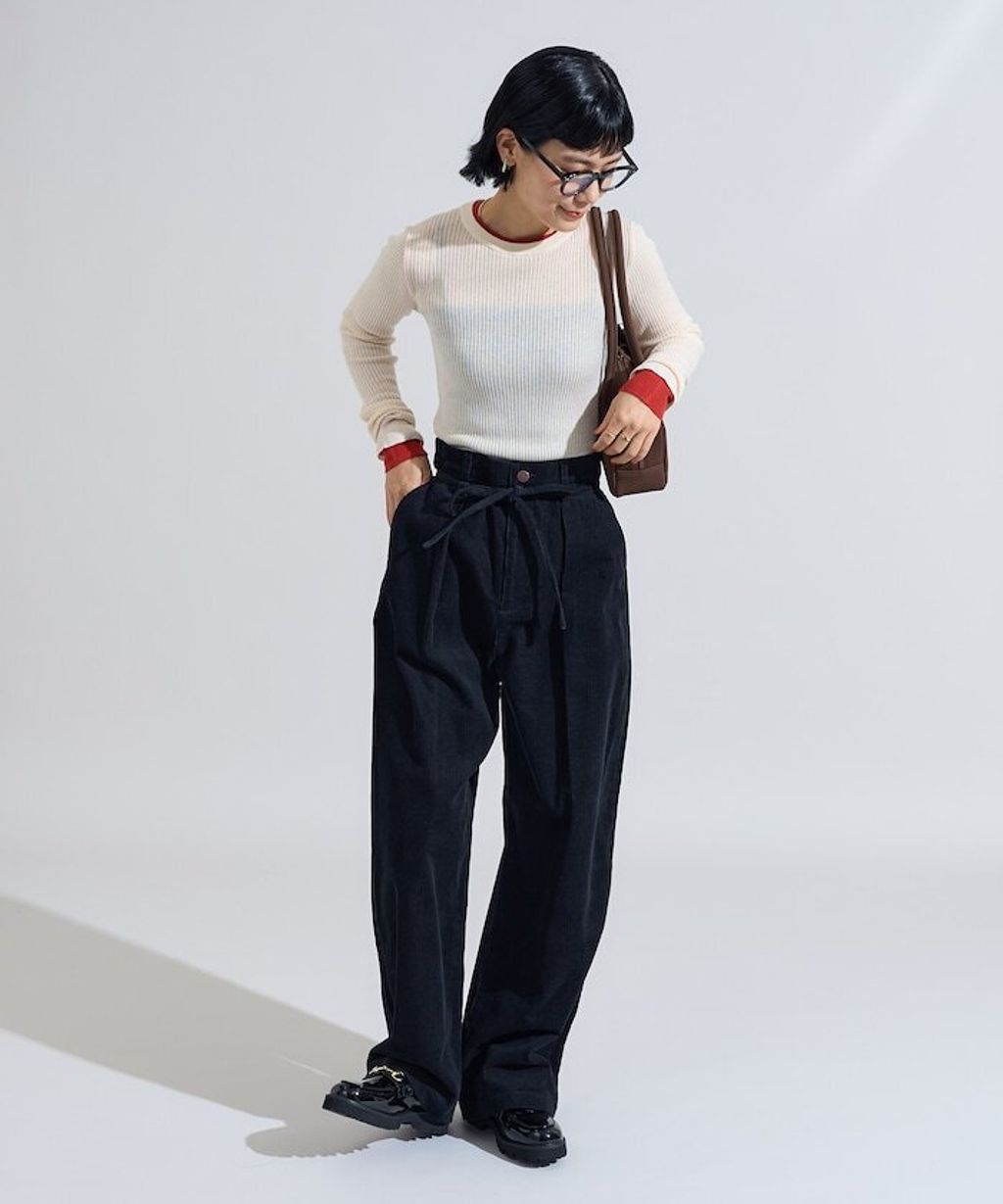 FREAKS STORE 層次感親膚彈力修身混羊毛針織衫_20