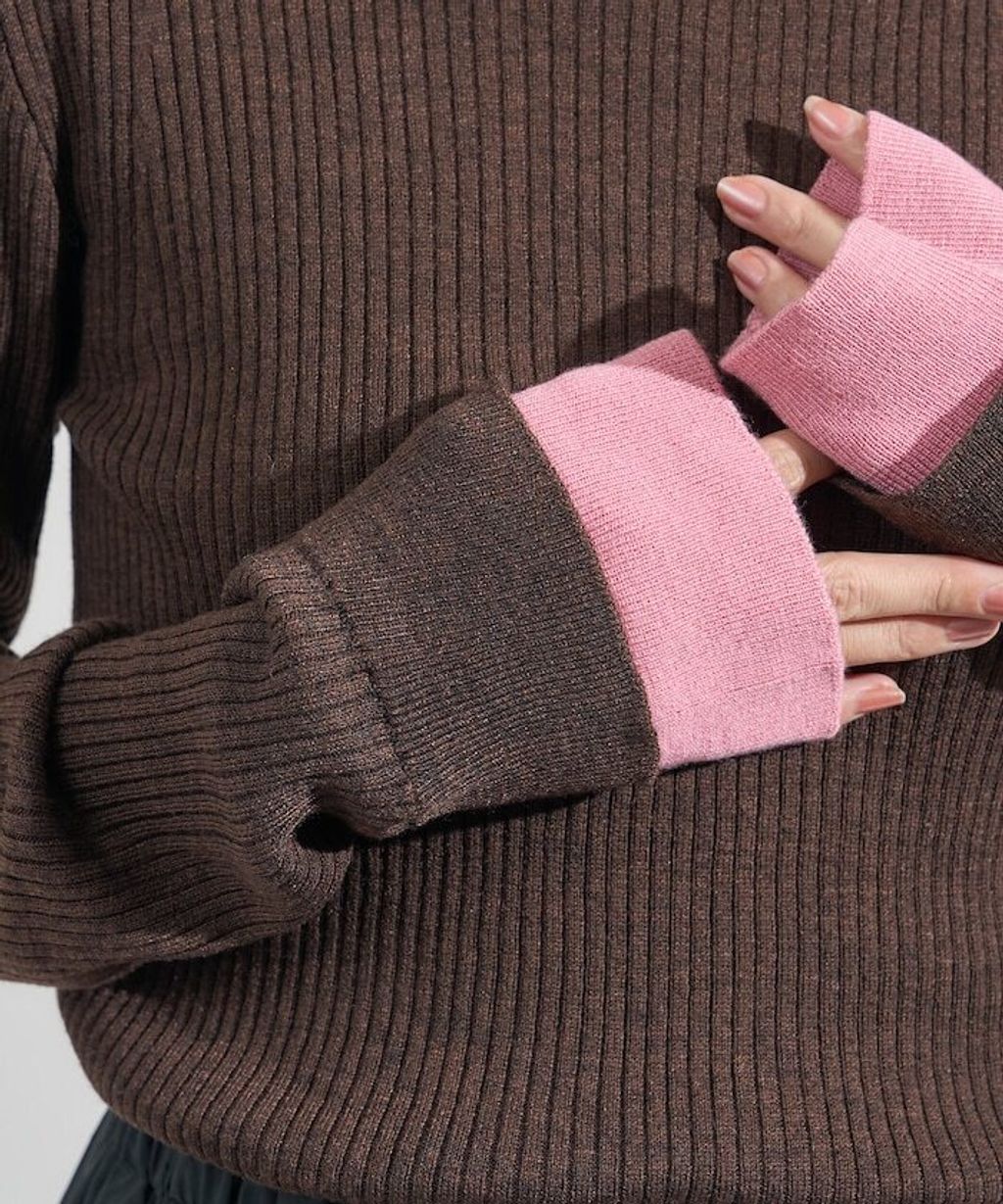 FREAKS STORE 層次感親膚彈力修身混羊毛針織衫_41