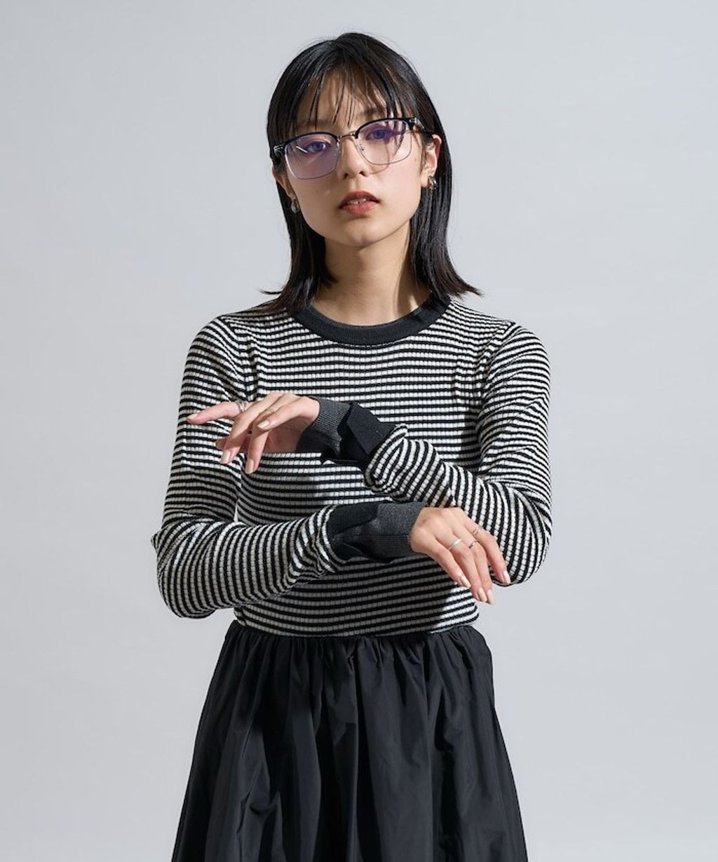 FREAKS STORE 層次感親膚彈力修身混羊毛針織衫_12