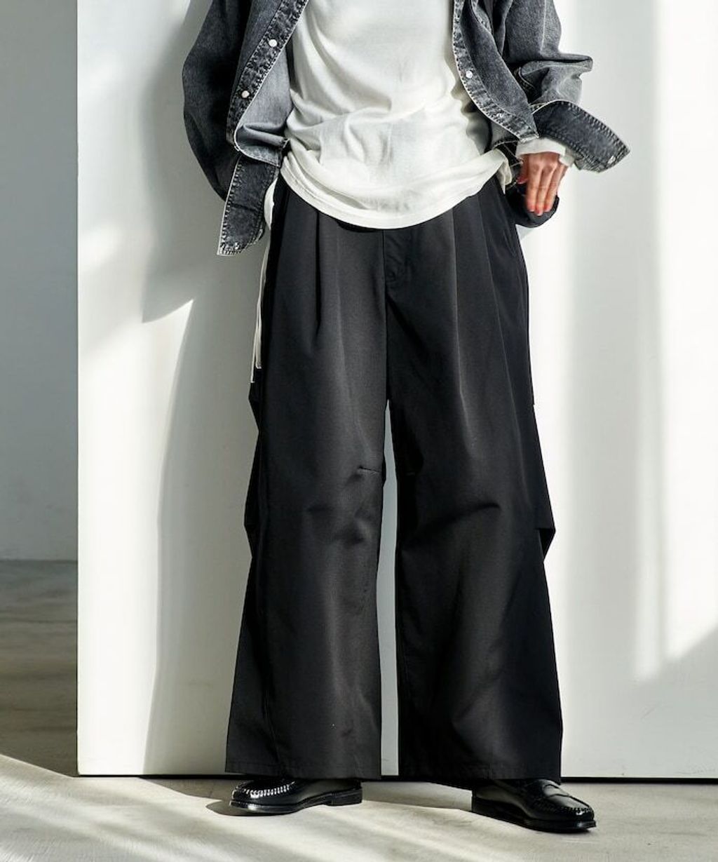 FREAKS STORE FIT MAGIC止滑內腰頭立體寬褲_2