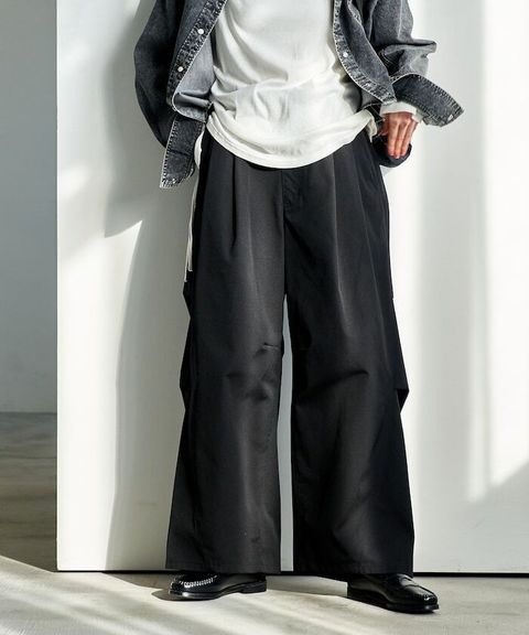 FREAKS STORE FIT MAGIC止滑內腰頭立體寬褲_2