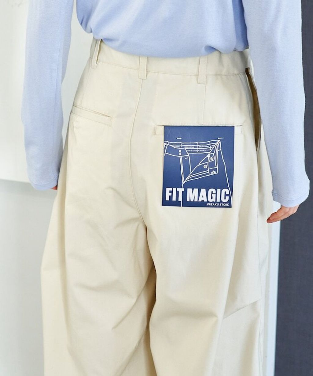FREAKS STORE FIT MAGIC止滑內腰頭立體寬褲_68