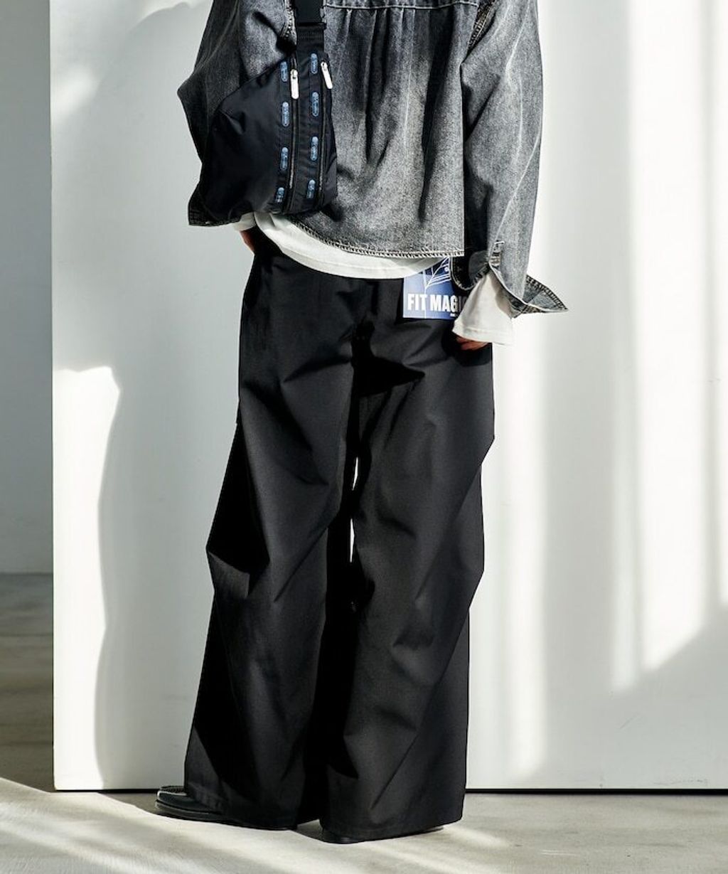 FREAKS STORE FIT MAGIC止滑內腰頭立體寬褲_32