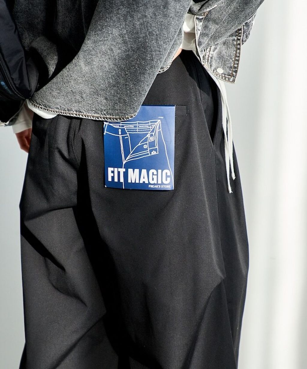FREAKS STORE FIT MAGIC止滑內腰頭立體寬褲_35