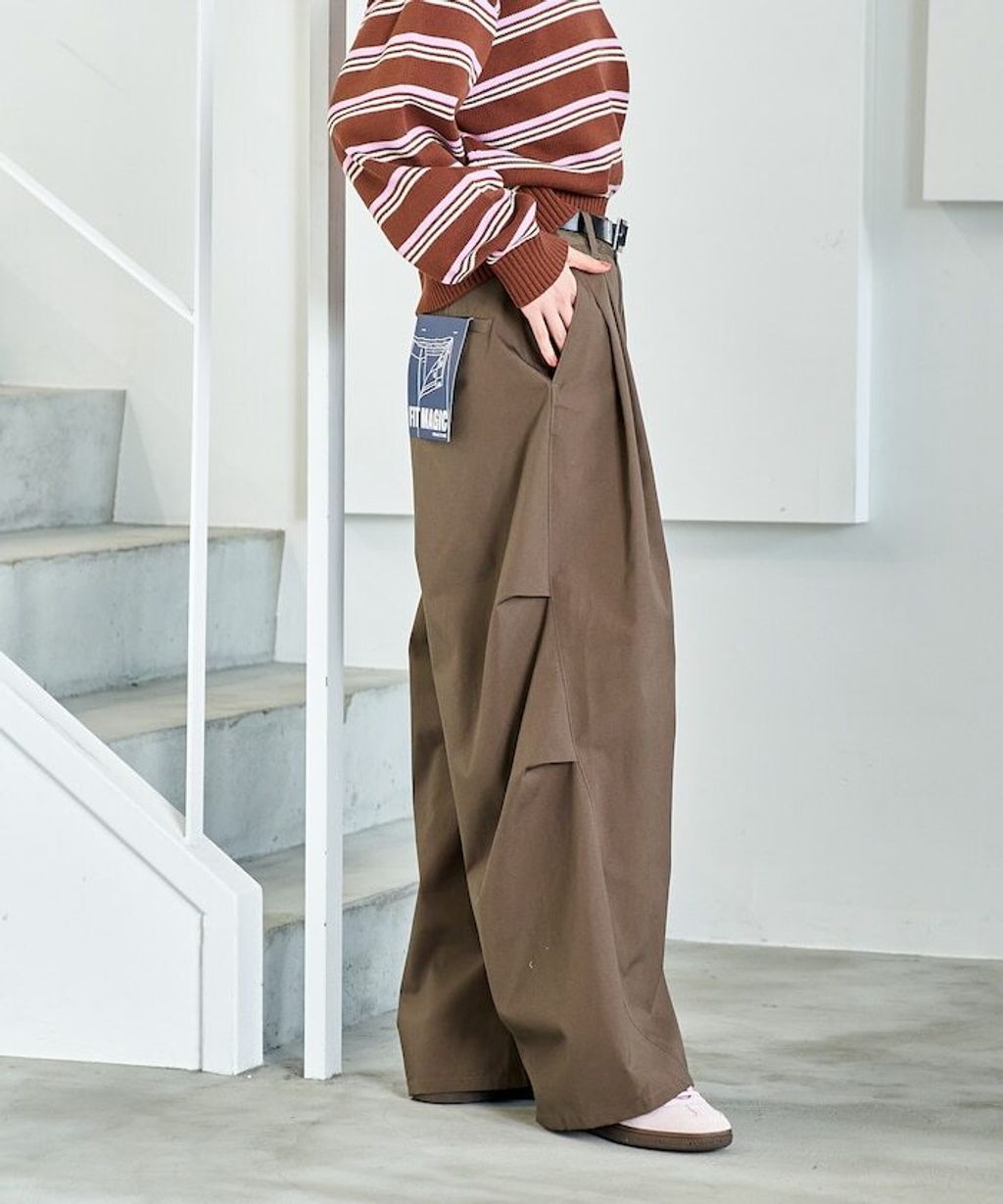 FREAKS STORE FIT MAGIC止滑內腰頭立體寬褲_18