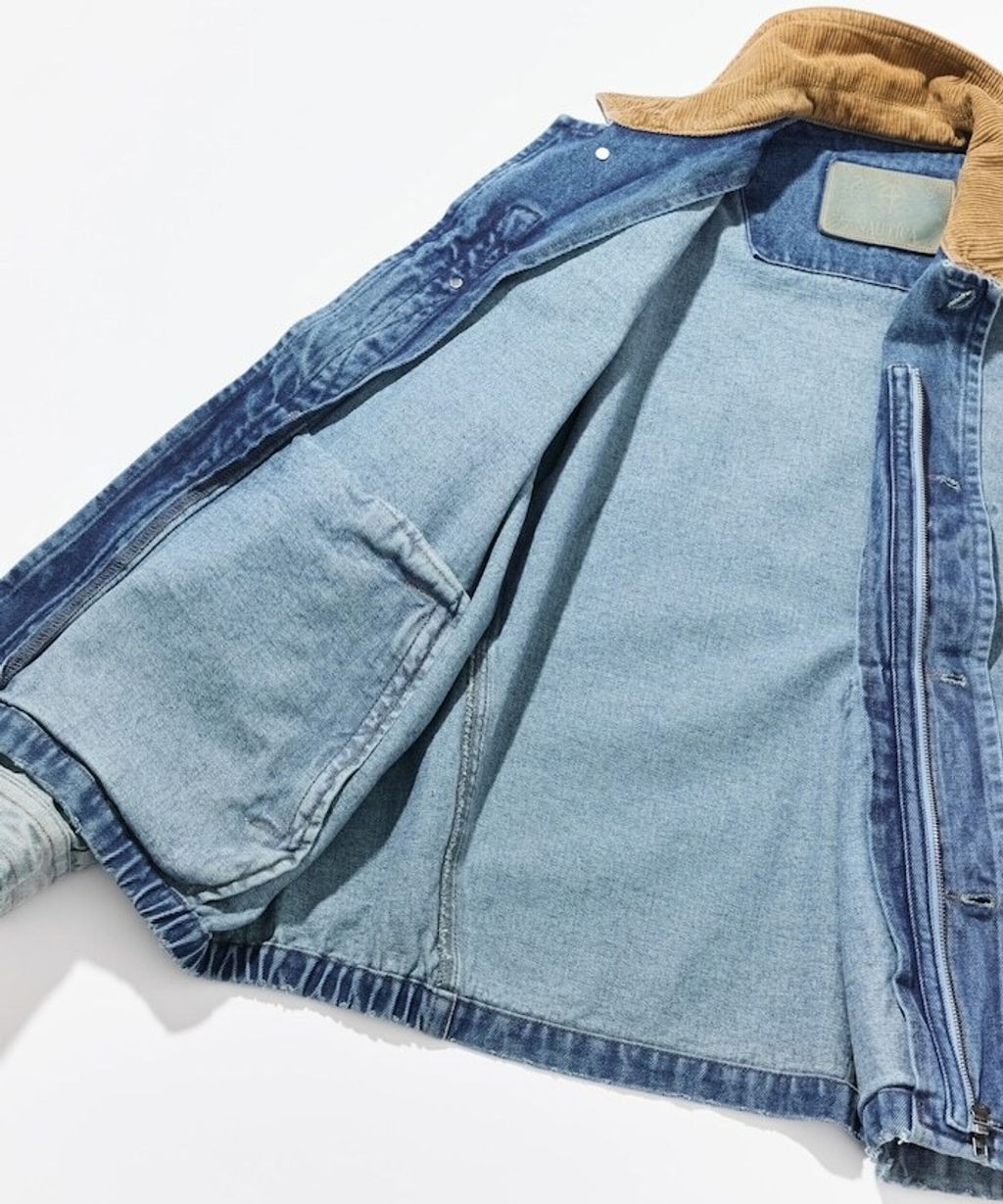 FREAKS STORE 燈芯絨領13.5oz復古水染牛仔外套_24