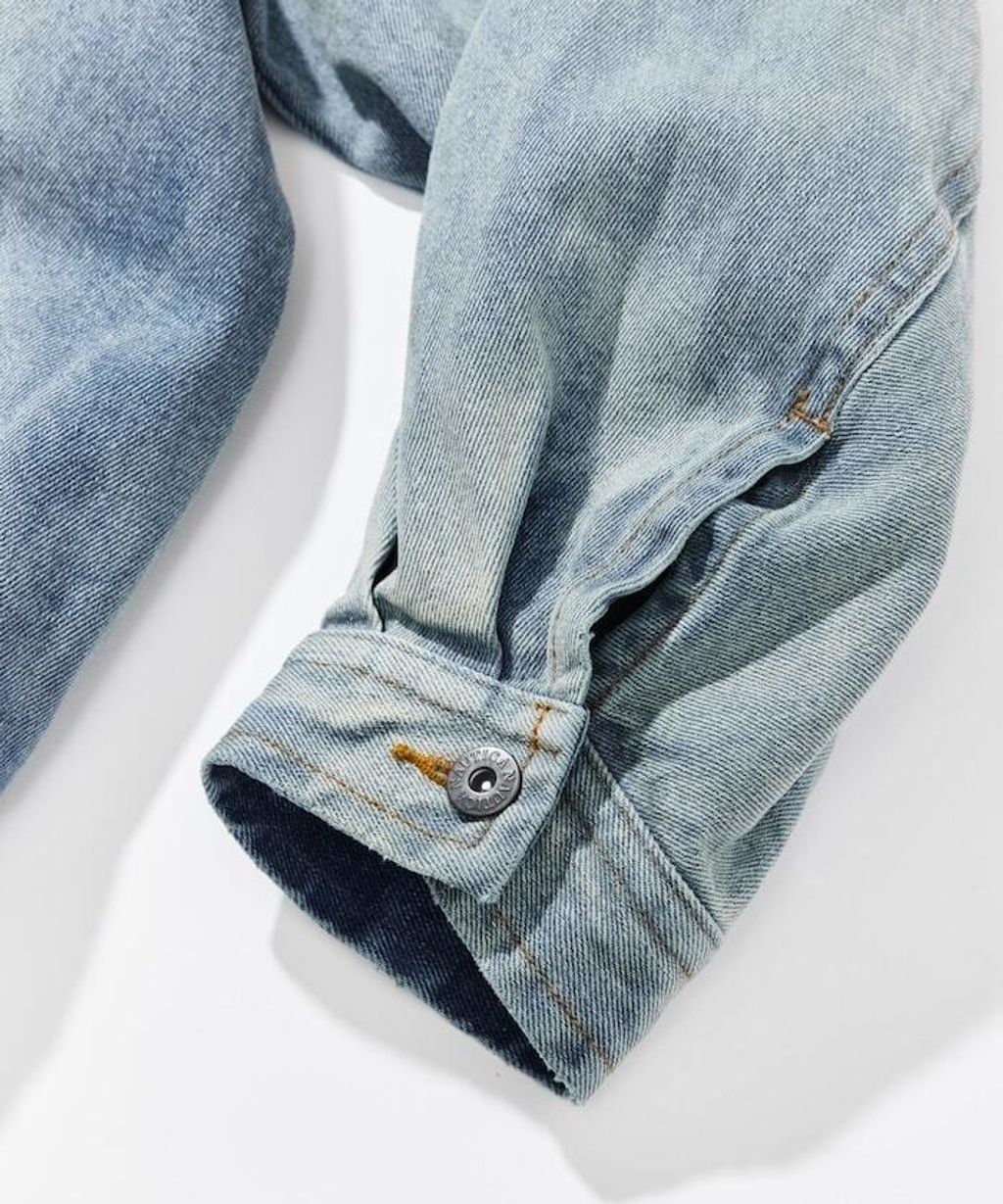 FREAKS STORE 燈芯絨領13.5oz復古水染牛仔外套_19