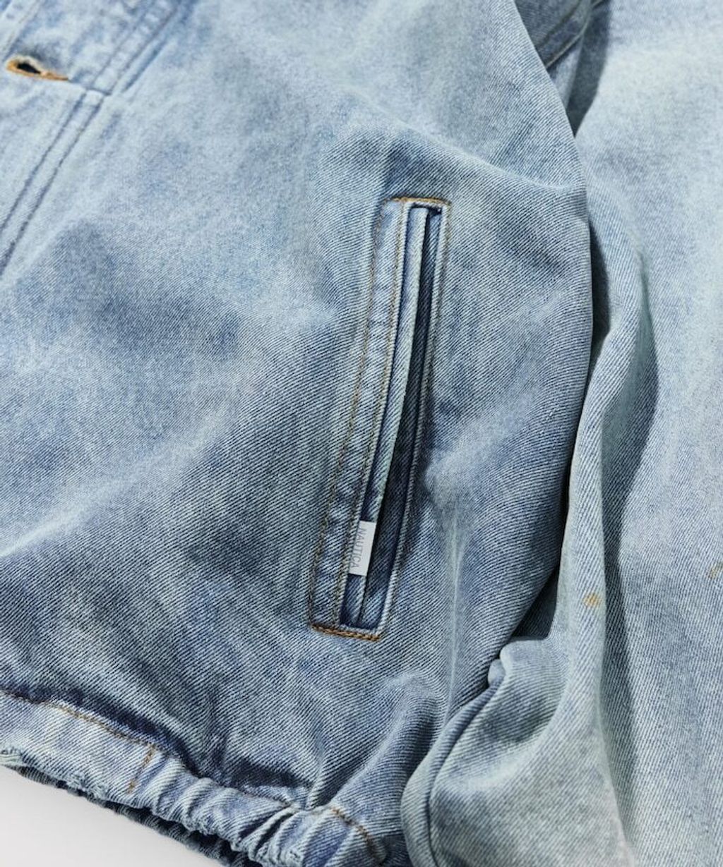 FREAKS STORE 燈芯絨領13.5oz復古水染牛仔外套_17