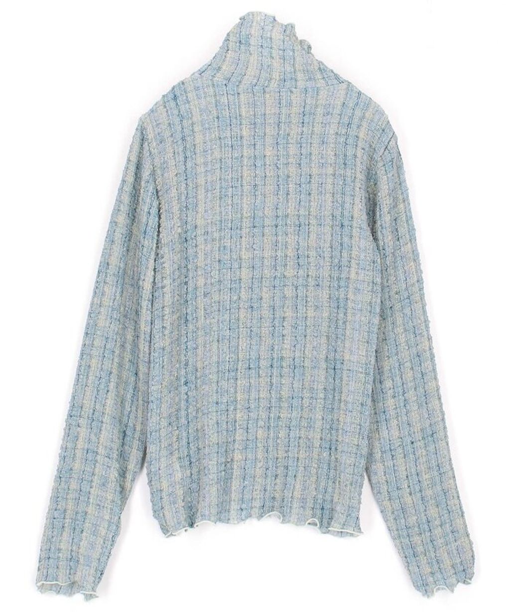 FREAKS STORE 立體泡泡針織格紋襯衫_37