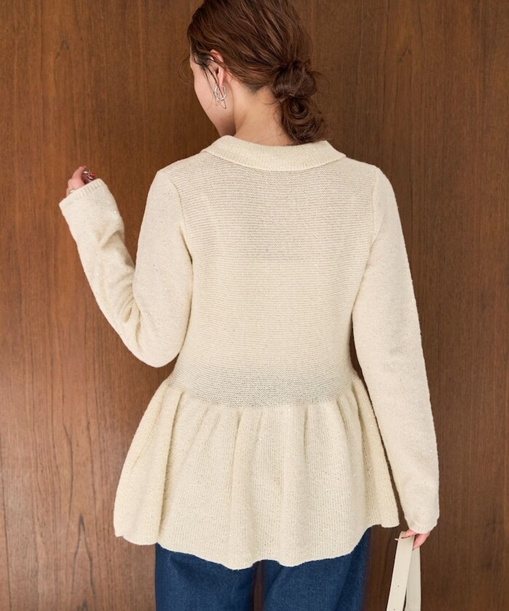 FREAKS STORE 傘擺收腰襯衫式開襟衫_9