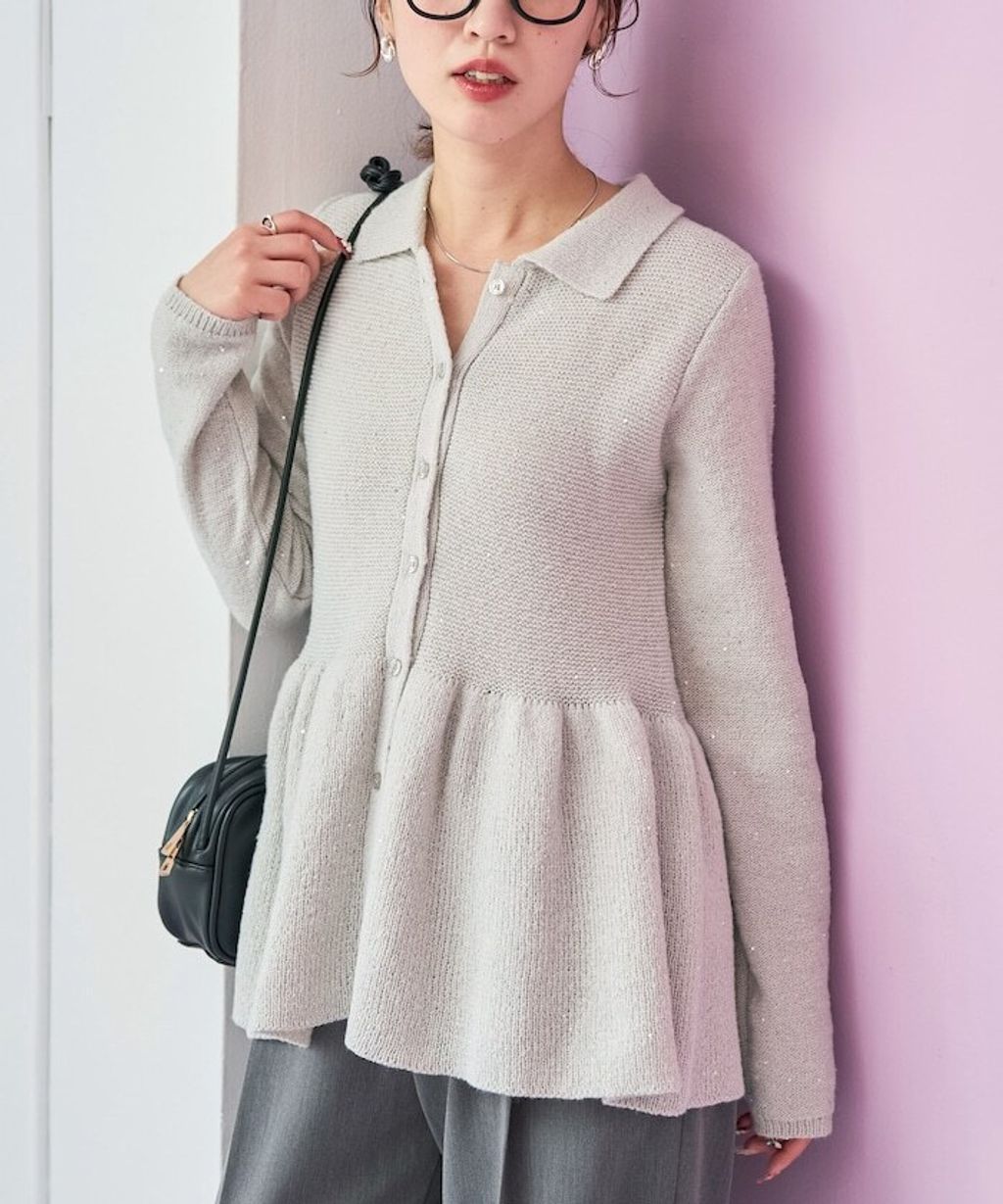 FREAKS STORE 傘擺收腰襯衫式開襟衫_3