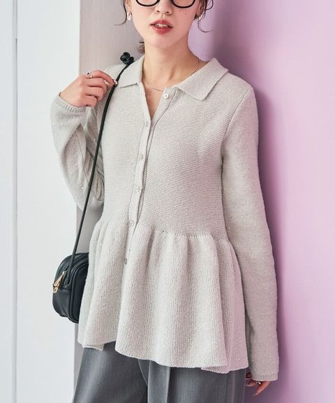 FREAKS STORE 傘擺收腰襯衫式開襟衫_3