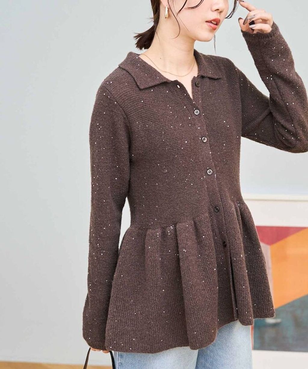 FREAKS STORE 傘擺收腰襯衫式開襟衫_5